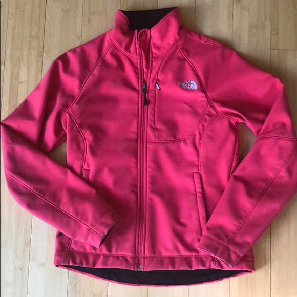 The North Face Jackets & Blazers - The North Face Coral Pink Apex Soft Shell Jacket